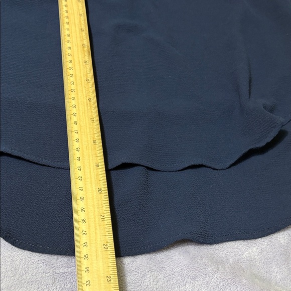 Monteau Deep Blue Textured Top - Picture 12 of 12